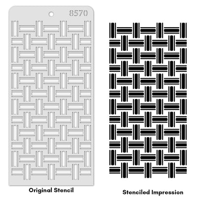 iCraft Multi-Surface Stencils - Perfect for Walls, DIY & Resin Art Projects | Reusable | Layering 4" x 8" Stencil-8570