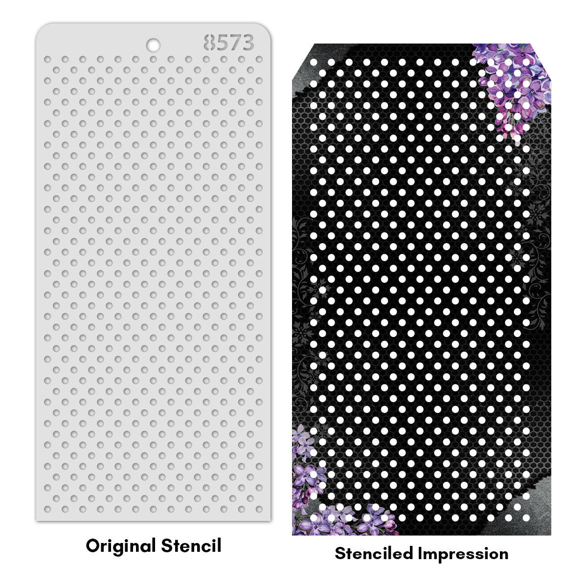 iCraft Multi-Surface Stencils - Perfect for Walls, DIY & Resin Art Projects | Reusable | Layering 4" x 8" Stencil-8573
