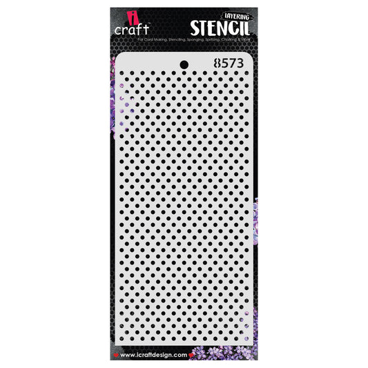 iCraft Multi-Surface Stencils - Perfect for Walls, DIY & Resin Art Projects | Reusable | Layering 4" x 8" Stencil-8573