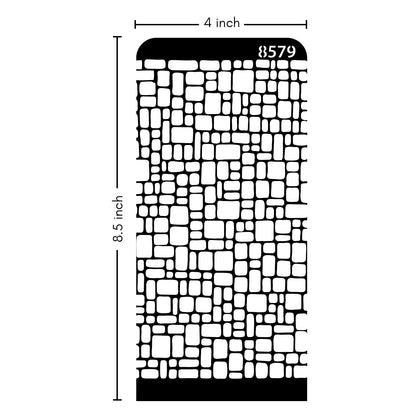 iCraft Multi-Surface Stencils - Perfect for Walls, DIY & Resin Art Projects | Reusable | Layering 4" x 8" Stencil-8579
