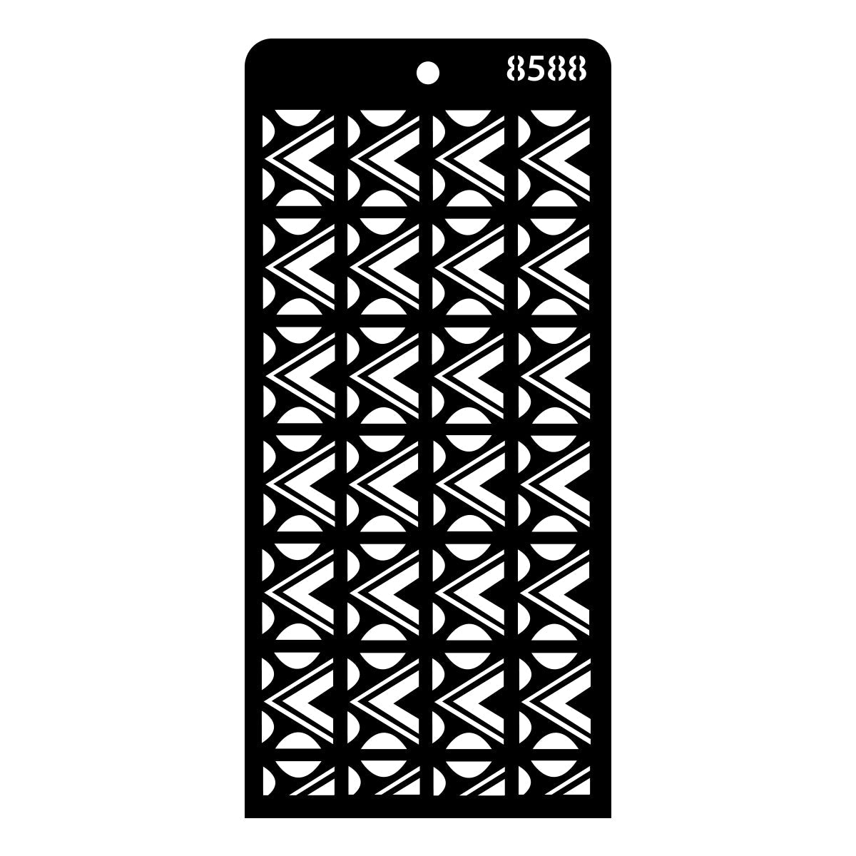 iCraft Multi-Surface Stencils - Perfect for Walls, DIY & Resin Art Projects | Reusable | Layering 4" x 8" Stencil-8588