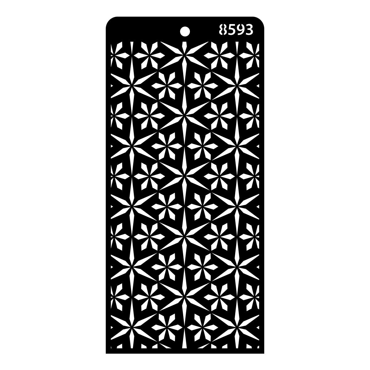iCraft Multi-Surface Stencils - Perfect for Walls, DIY & Resin Art Projects | Reusable | Layering 4" x 8" Stencil-8593