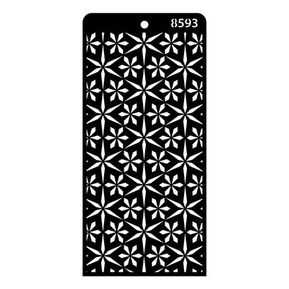 iCraft Multi-Surface Stencils - Perfect for Walls, DIY & Resin Art Projects | Reusable | Layering 4" x 8" Stencil-8593