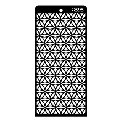 iCraft Multi-Surface Stencils - Perfect for Walls, DIY & Resin Art Projects | Reusable | Layering 4" x 8" Stencil-8595