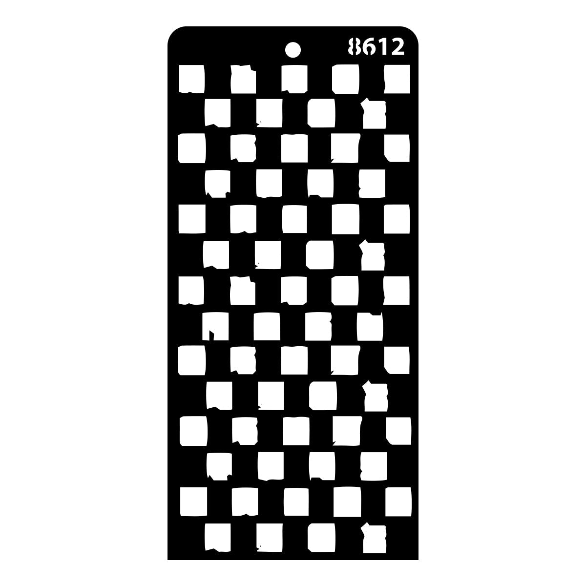 iCraft Multi-Surface Stencils - Perfect for Walls, DIY & Resin Art Projects | Reusable | Layering 4" x 8" Stencil-8612