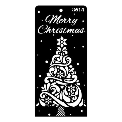 iCraft Multi-Surface Stencils - Perfect for Walls, DIY & Resin Art Projects | Reusable | Layering 4" x 8" Stencil-8614