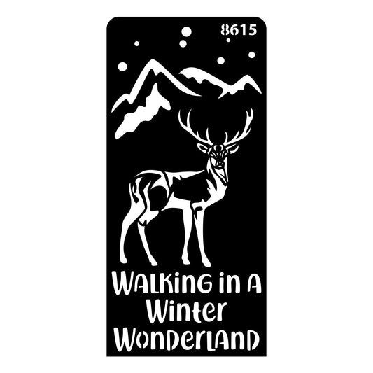 iCraft Multi-Surface Stencils - Perfect for Walls, DIY & Resin Art Projects | Reusable | Layering 4" x 8" Stencil-8615