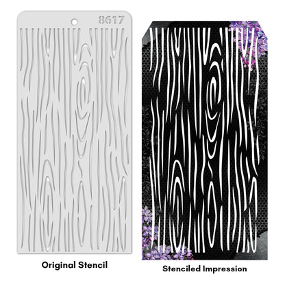 iCraft Multi-Surface Stencils - Perfect for Walls, DIY & Resin Art Projects | Reusable | Layering 4" x 8" Stencil-8617