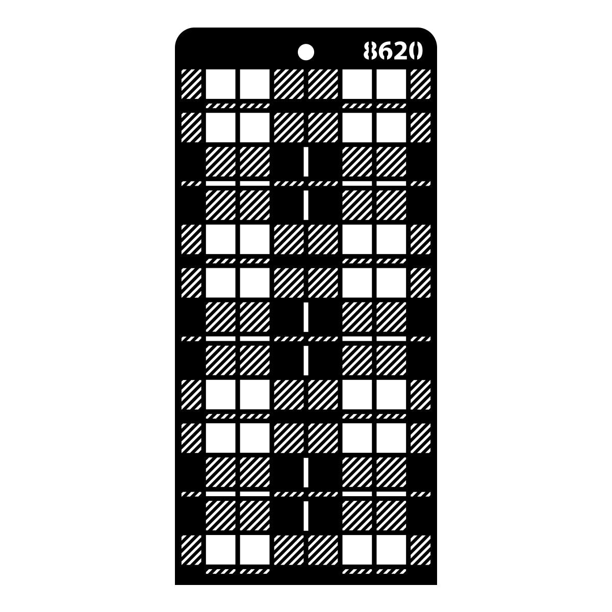 iCraft Multi-Surface Stencils - Perfect for Walls, DIY & Resin Art Projects | Reusable | Layering 4" x 8" Stencil-8620