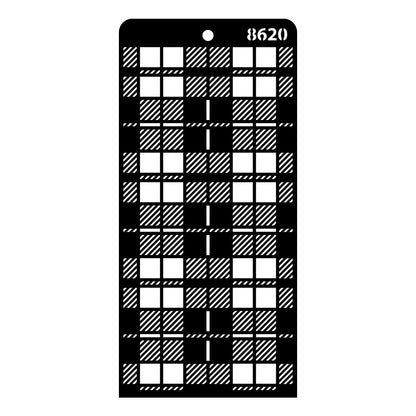 iCraft Multi-Surface Stencils - Perfect for Walls, DIY & Resin Art Projects | Reusable | Layering 4" x 8" Stencil-8620