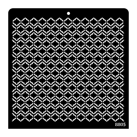 iCraft Multi-Surface Stencils - Perfect for Walls, DIY & Resin Art Projects | Reusable |12" x 12" Stencil-8805