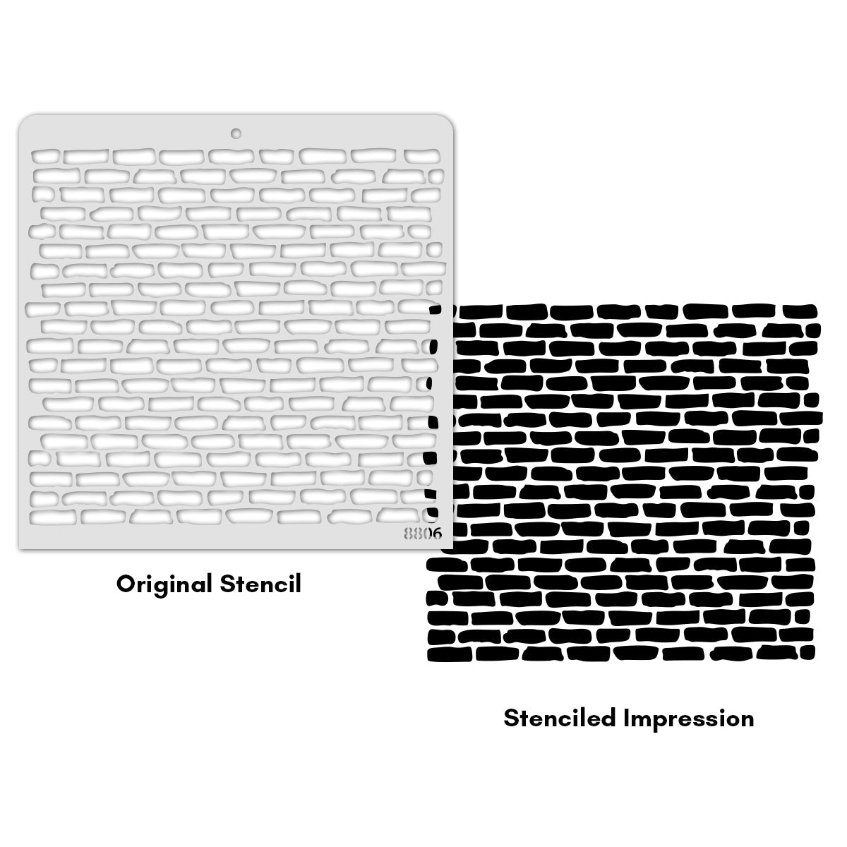 iCraft Multi-Surface Stencils - Perfect for Walls, DIY & Resin Art Projects | Reusable |12" x 12" Stencil-8806