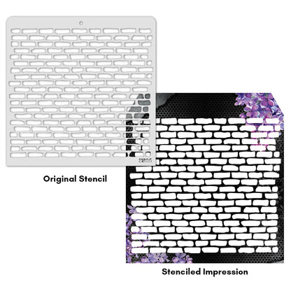 iCraft Multi-Surface Stencils - Perfect for Walls, DIY & Resin Art Projects | Reusable |12" x 12" Stencil-8806