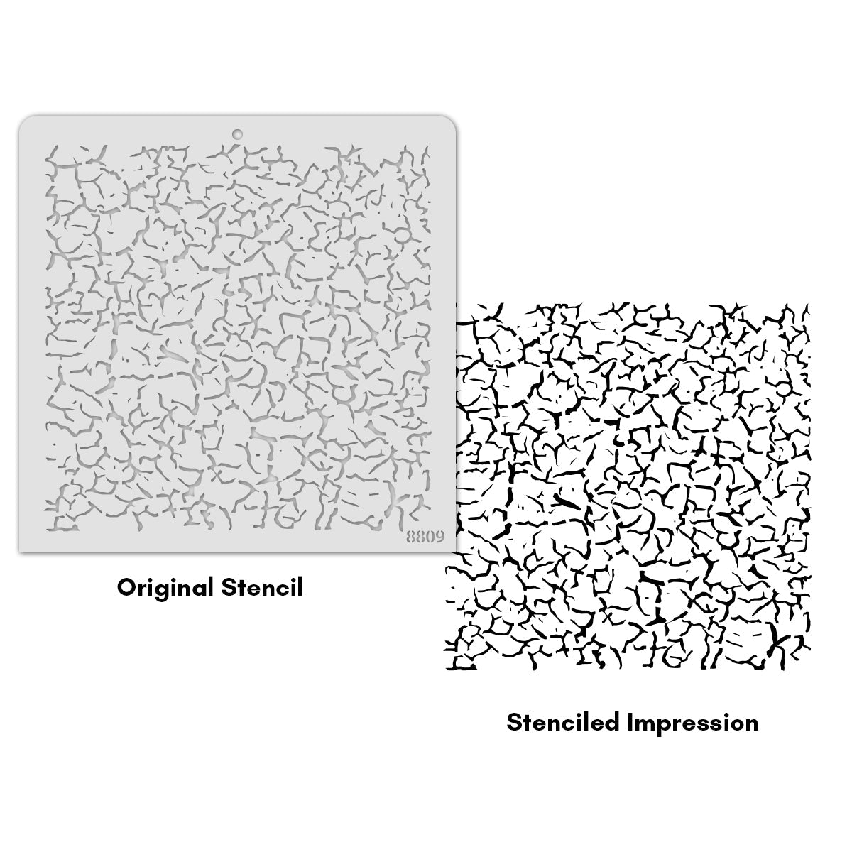 iCraft Multi-Surface Stencils - Perfect for Walls, DIY & Resin Art Projects | Reusable |12" x 12" Stencil-8809
