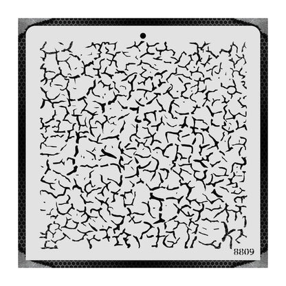 iCraft Multi-Surface Stencils - Perfect for Walls, DIY & Resin Art Projects | Reusable |12" x 12" Stencil-8809