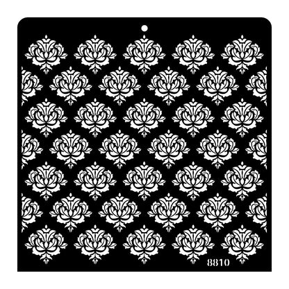 iCraft Multi-Surface Stencils - Perfect for Walls, DIY & Resin Art Projects | Reusable |12" x 12" Stencil-8810