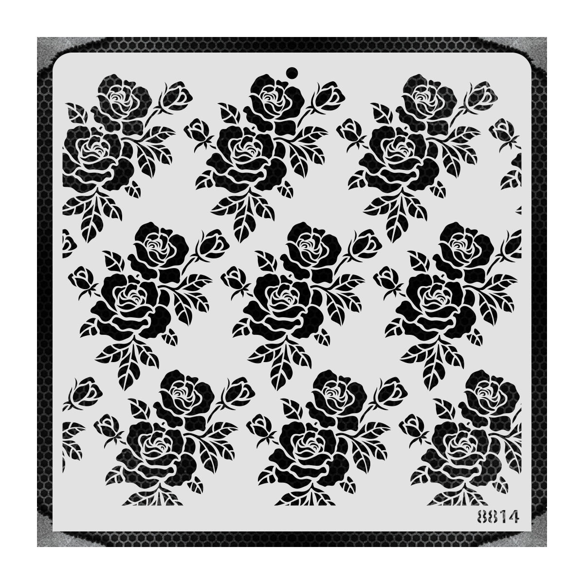 iCraft Multi-Surface Stencils - Perfect for Walls, DIY & Resin Art Projects | Reusable |12" x 12" Stencil-8814