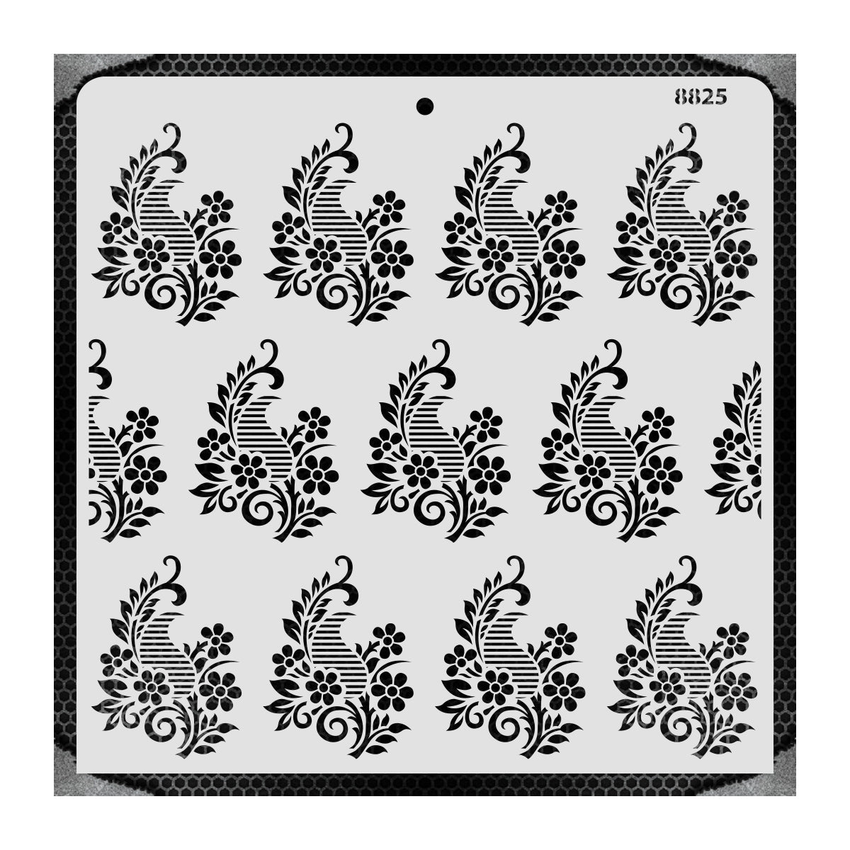iCraft Multi-Surface Stencils - Perfect for Walls, DIY & Resin Art Projects | Reusable |12" x 12" Stencil-8825
