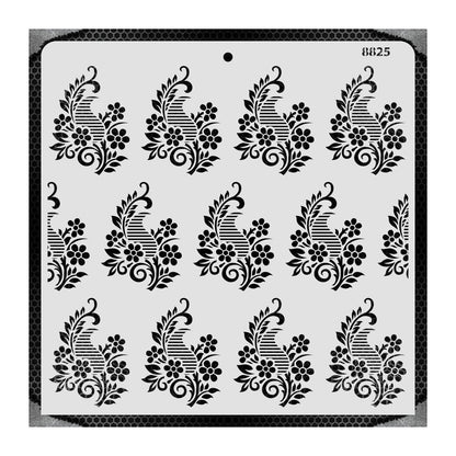 iCraft Multi-Surface Stencils - Perfect for Walls, DIY & Resin Art Projects | Reusable |12" x 12" Stencil-8825