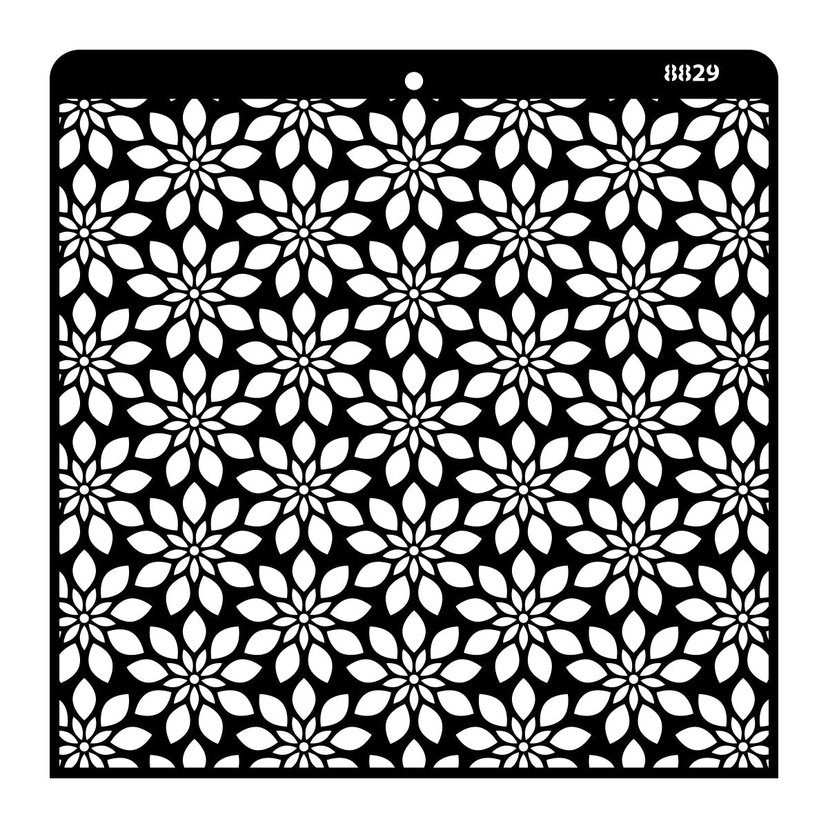 iCraft Multi-Surface Stencils - Perfect for Walls, DIY & Resin Art Projects | Reusable |12" x 12" Stencil-8829
