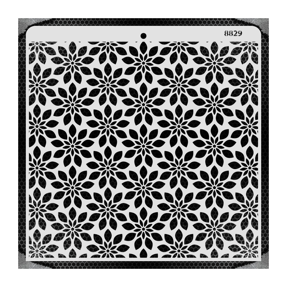 iCraft Multi-Surface Stencils - Perfect for Walls, DIY & Resin Art Projects | Reusable |12" x 12" Stencil-8829