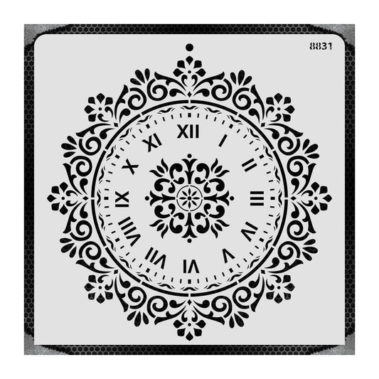 iCraft Multi-Surface Stencils - Perfect for Walls, DIY & Resin Art Projects | Reusable |12" x 12" Stencil-8831