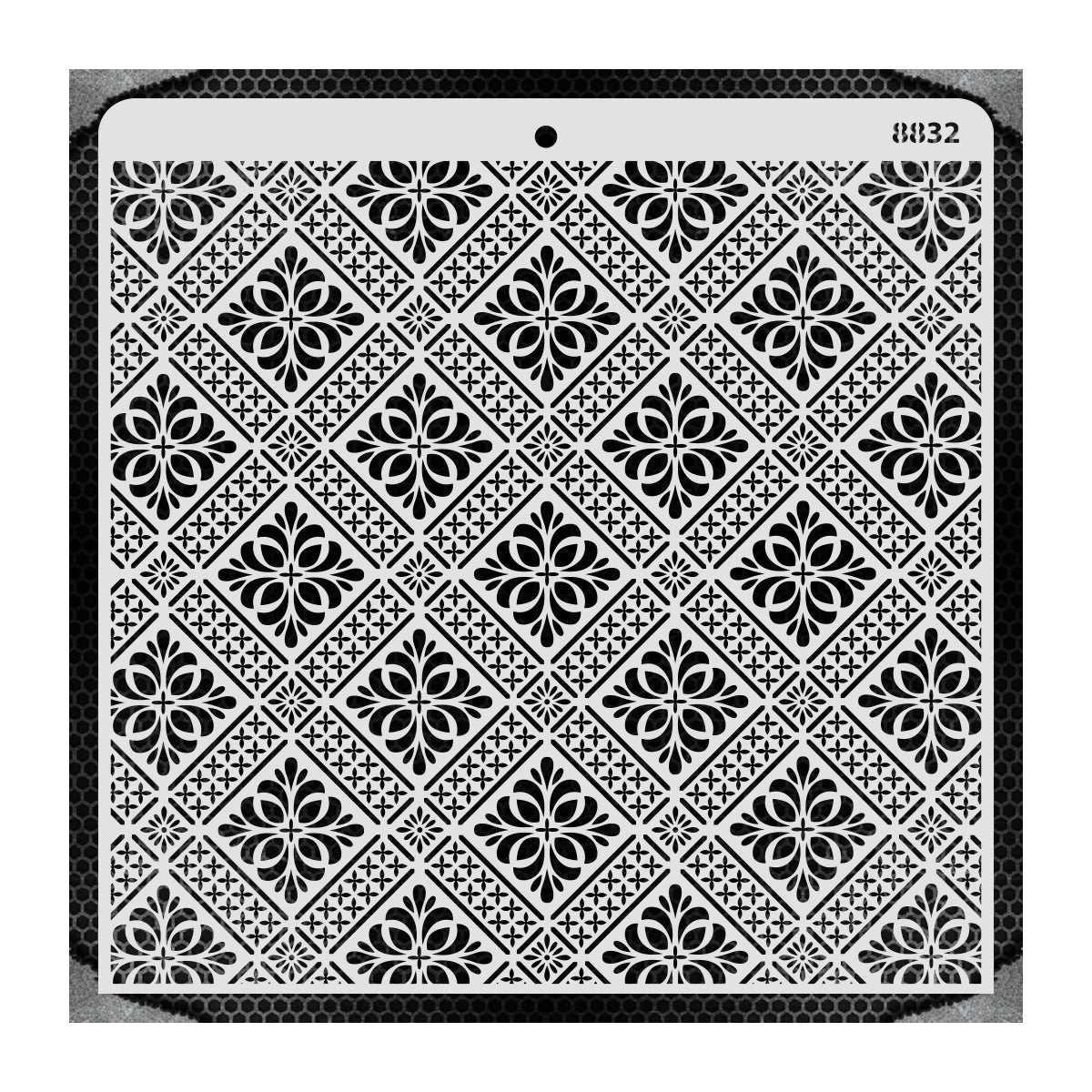 iCraft Multi-Surface Stencils - Perfect for Walls, DIY & Resin Art Projects | Reusable |12" x 12" Stencil-8832