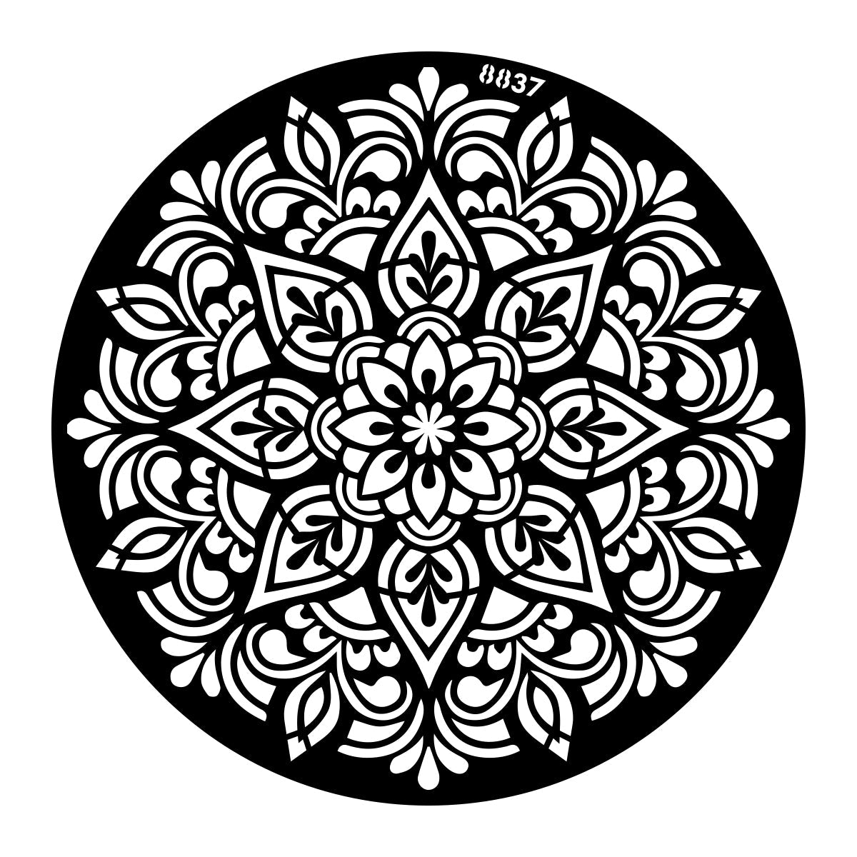 iCraft Multi-Surface Stencils - Perfect for Walls, DIY & Resin Art Projects | Reusable |12" x 12" Stencil-8837