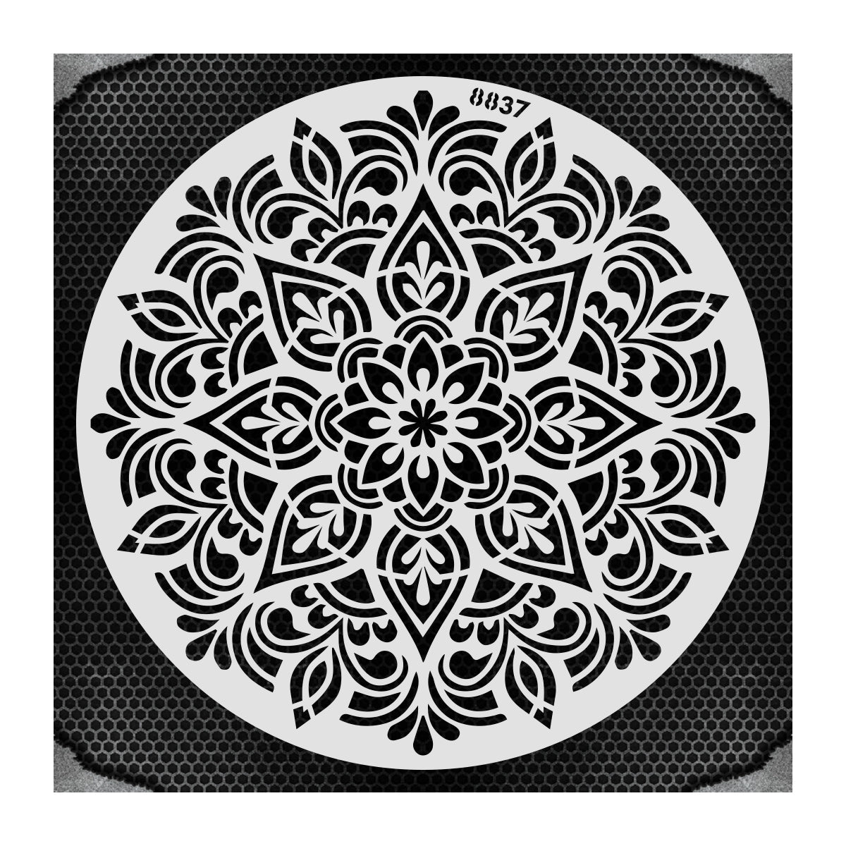 iCraft Multi-Surface Stencils - Perfect for Walls, DIY & Resin Art Projects | Reusable |12" x 12" Stencil-8837