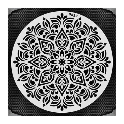 iCraft Multi-Surface Stencils - Perfect for Walls, DIY & Resin Art Projects | Reusable |12" x 12" Stencil-8837