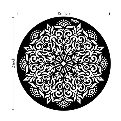 iCraft Multi-Surface Stencils - Perfect for Walls, DIY & Resin Art Projects | Reusable |12" x 12" Stencil-8839