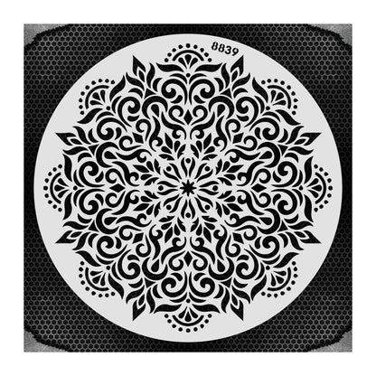 iCraft Multi-Surface Stencils - Perfect for Walls, DIY & Resin Art Projects | Reusable |12" x 12" Stencil-8839