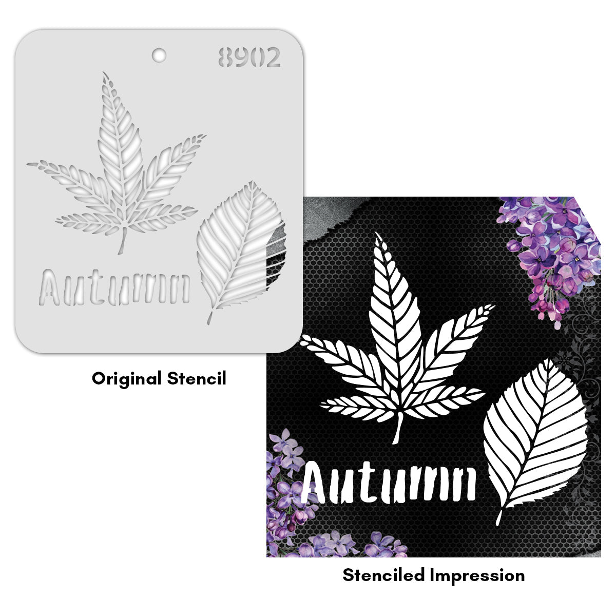 iCraft Multi-Surface Stencils - Perfect for Walls, DIY & Resin Art Projects | Reusable |Mini Stencil 4"x 4"-8902