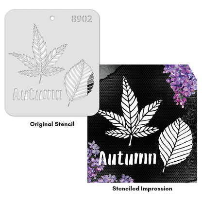 iCraft Multi-Surface Stencils - Perfect for Walls, DIY & Resin Art Projects | Reusable |Mini Stencil 4"x 4"-8902