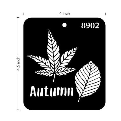 iCraft Multi-Surface Stencils - Perfect for Walls, DIY & Resin Art Projects | Reusable |Mini Stencil 4"x 4"-8902