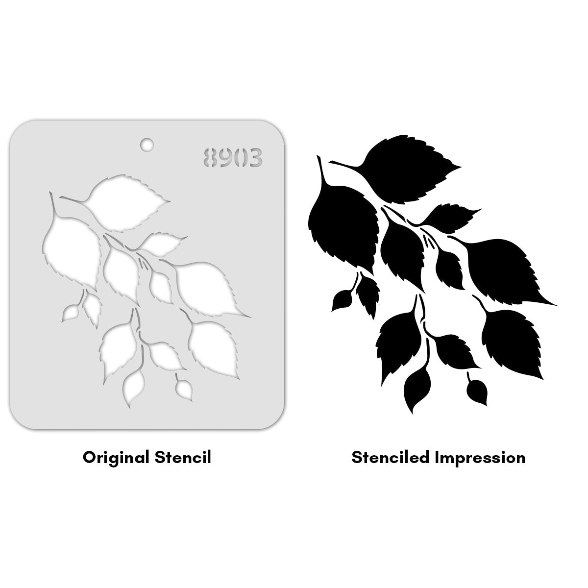 iCraft Multi-Surface Stencils - Perfect for Walls, DIY & Resin Art Projects | Reusable |Mini Stencil 4"x 4"-8903