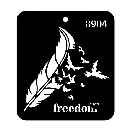 iCraft Multi-Surface Stencils - Perfect for Walls, DIY & Resin Art Projects | Reusable |Mini Stencil 4"x 4"-8904