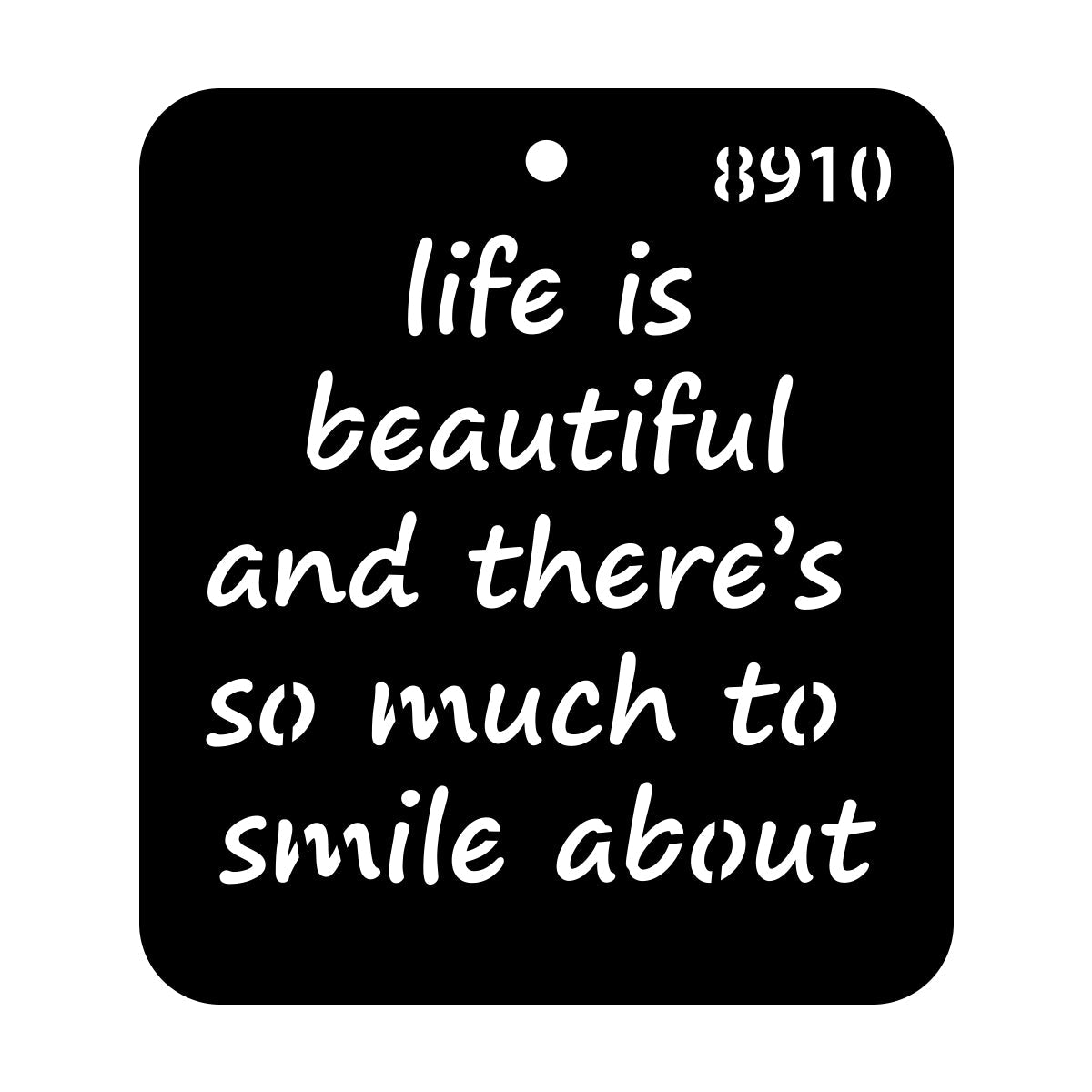 iCraft Multi-Surface Stencils - Perfect for Walls, DIY & Resin Art Projects | Reusable |Mini Stencil 4"x 4"-8910