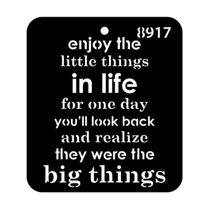 iCraft Multi-Surface Stencils - Perfect for Walls, DIY & Resin Art Projects | Reusable |Mini Stencil 4"x 4"-8917