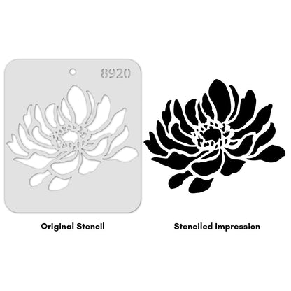 iCraft Multi-Surface Stencils - Perfect for Walls, DIY & Resin Art Projects | Reusable |Mini Stencil 4"x 4"-8920