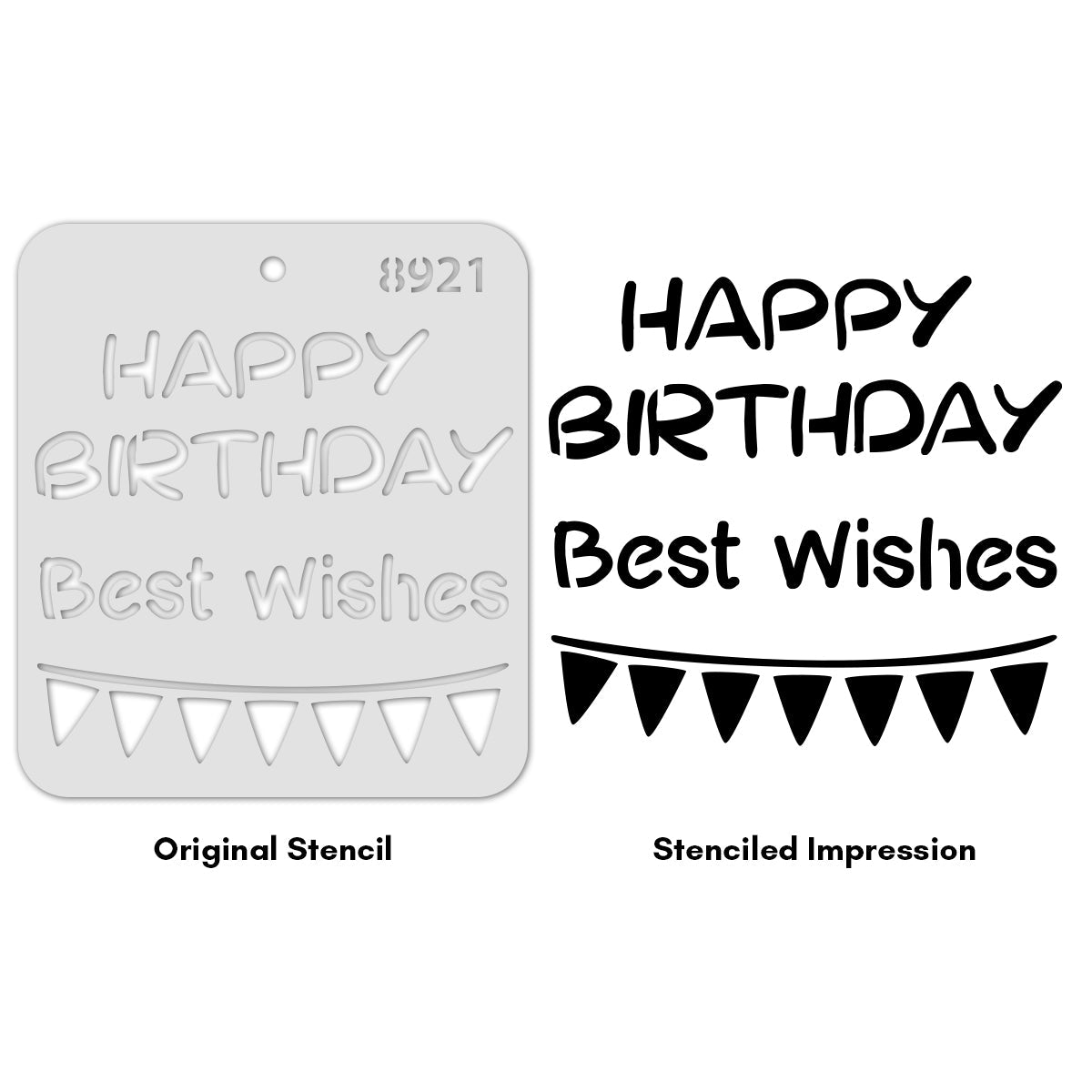 iCraft Multi-Surface Stencils - Perfect for Walls, DIY & Resin Art Projects | Reusable |Mini Stencil 4"x 4"-8921