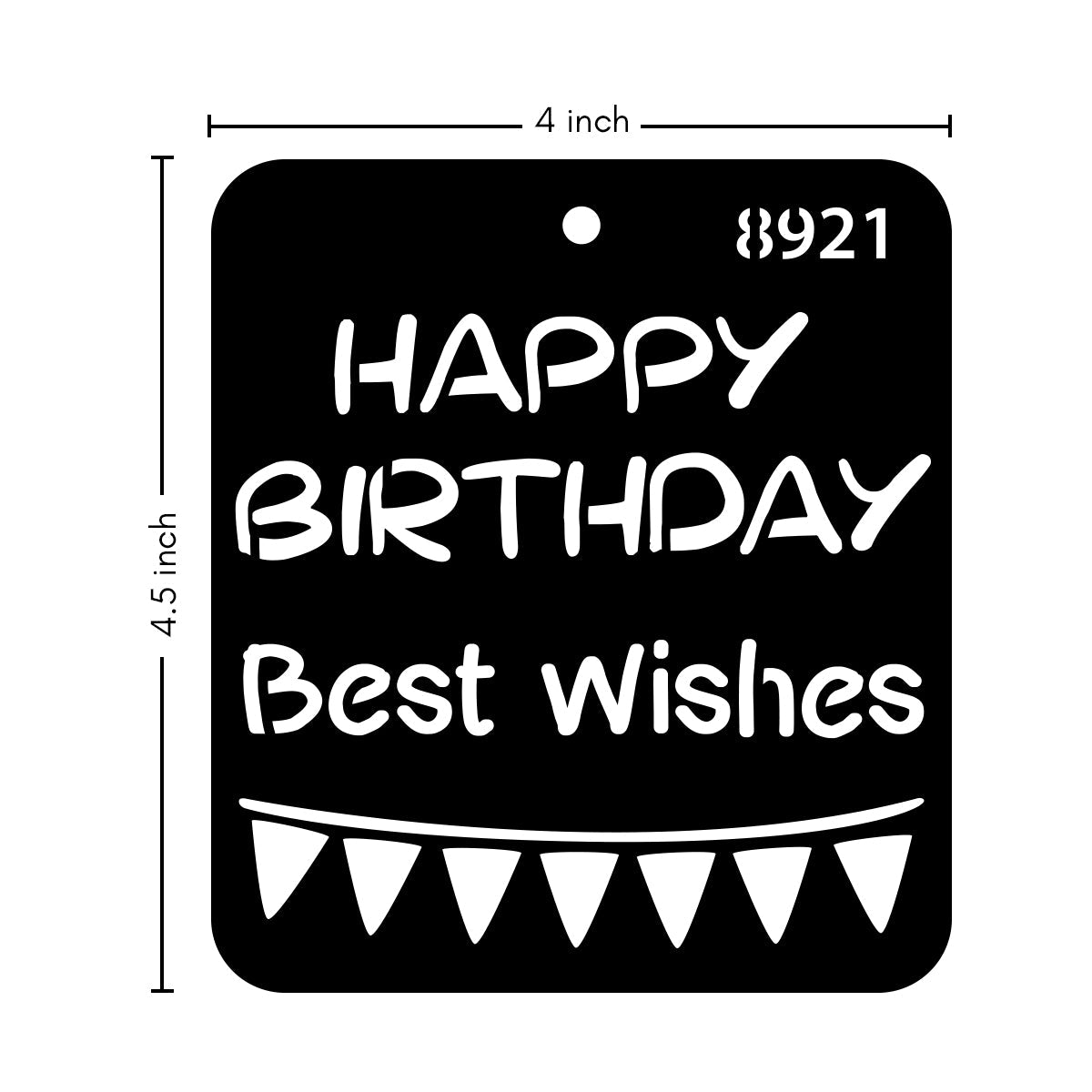 iCraft Multi-Surface Stencils - Perfect for Walls, DIY & Resin Art Projects | Reusable |Mini Stencil 4"x 4"-8921
