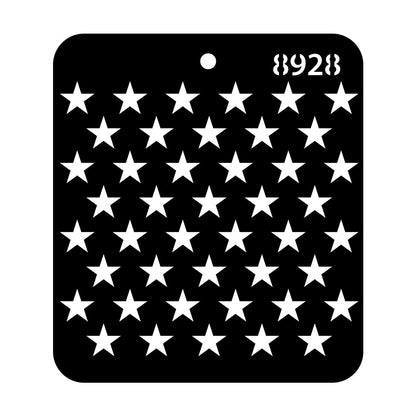 iCraft Multi-Surface Stencils - Perfect for Walls, DIY & Resin Art Projects | Reusable |Mini Stencil 4"x 4"-8928