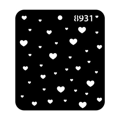 iCraft Multi-Surface Stencils - Perfect for Walls, DIY & Resin Art Projects | Reusable |Mini Stencil 4"x 4"-8931