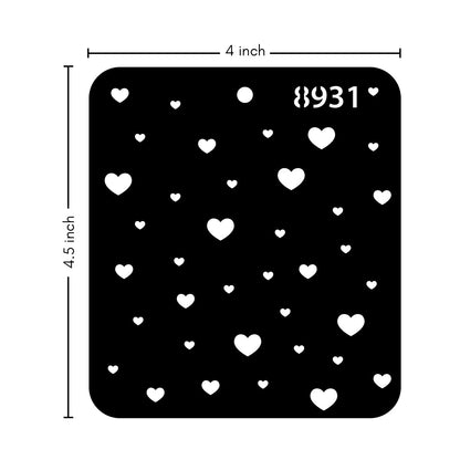iCraft Multi-Surface Stencils - Perfect for Walls, DIY & Resin Art Projects | Reusable |Mini Stencil 4"x 4"-8931