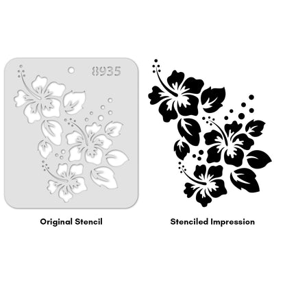 iCraft Multi-Surface Stencils - Perfect for Walls, DIY & Resin Art Projects | Reusable |Mini Stencil 4"x 4"-8935