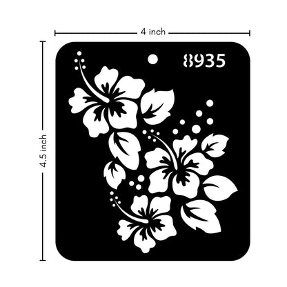iCraft Multi-Surface Stencils - Perfect for Walls, DIY & Resin Art Projects | Reusable |Mini Stencil 4"x 4"-8935