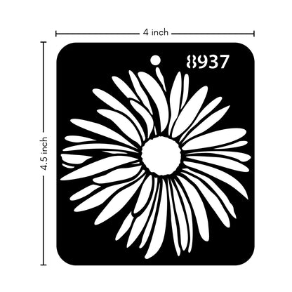 iCraft Multi-Surface Stencils - Perfect for Walls, DIY & Resin Art Projects | Reusable |Mini Stencil 4"x 4"-8937