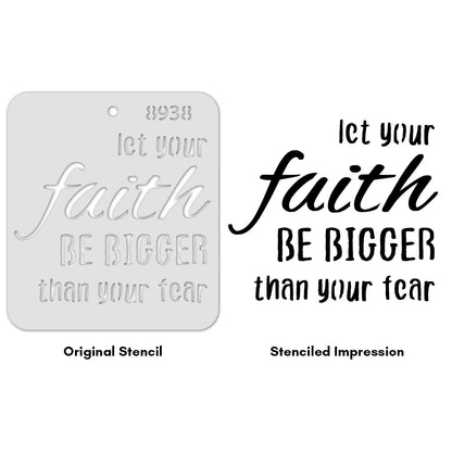iCraft Multi-Surface Stencils - Perfect for Walls, DIY & Resin Art Projects | Reusable |Mini Stencil 4"x 4"-8938