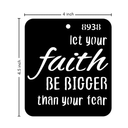 iCraft Multi-Surface Stencils - Perfect for Walls, DIY & Resin Art Projects | Reusable |Mini Stencil 4"x 4"-8938
